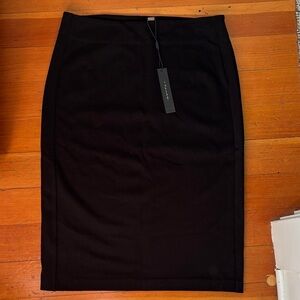 T Tahari Classic Black Pencil Skirt